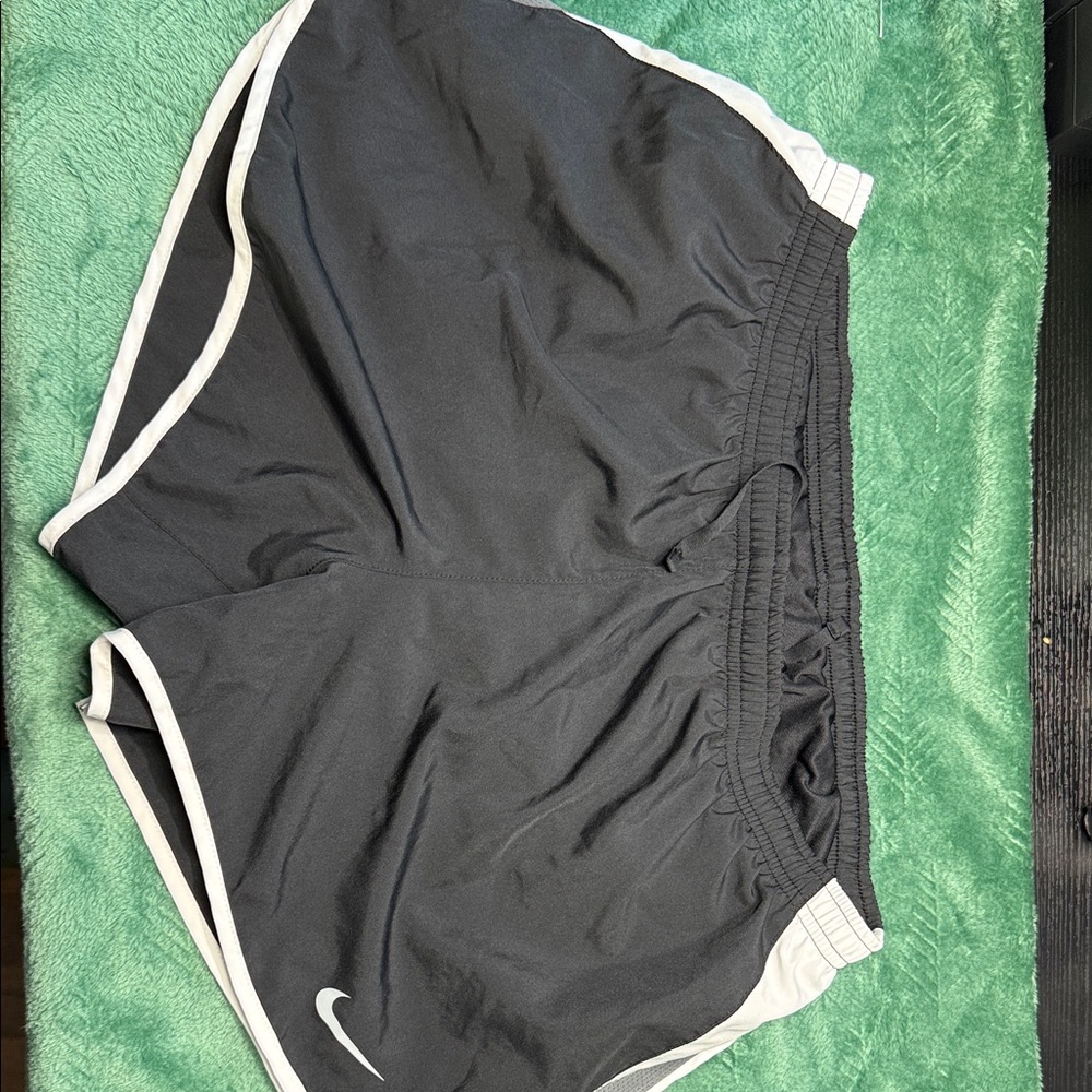 Nike Women's Charcoal Gray Athletic Shorts